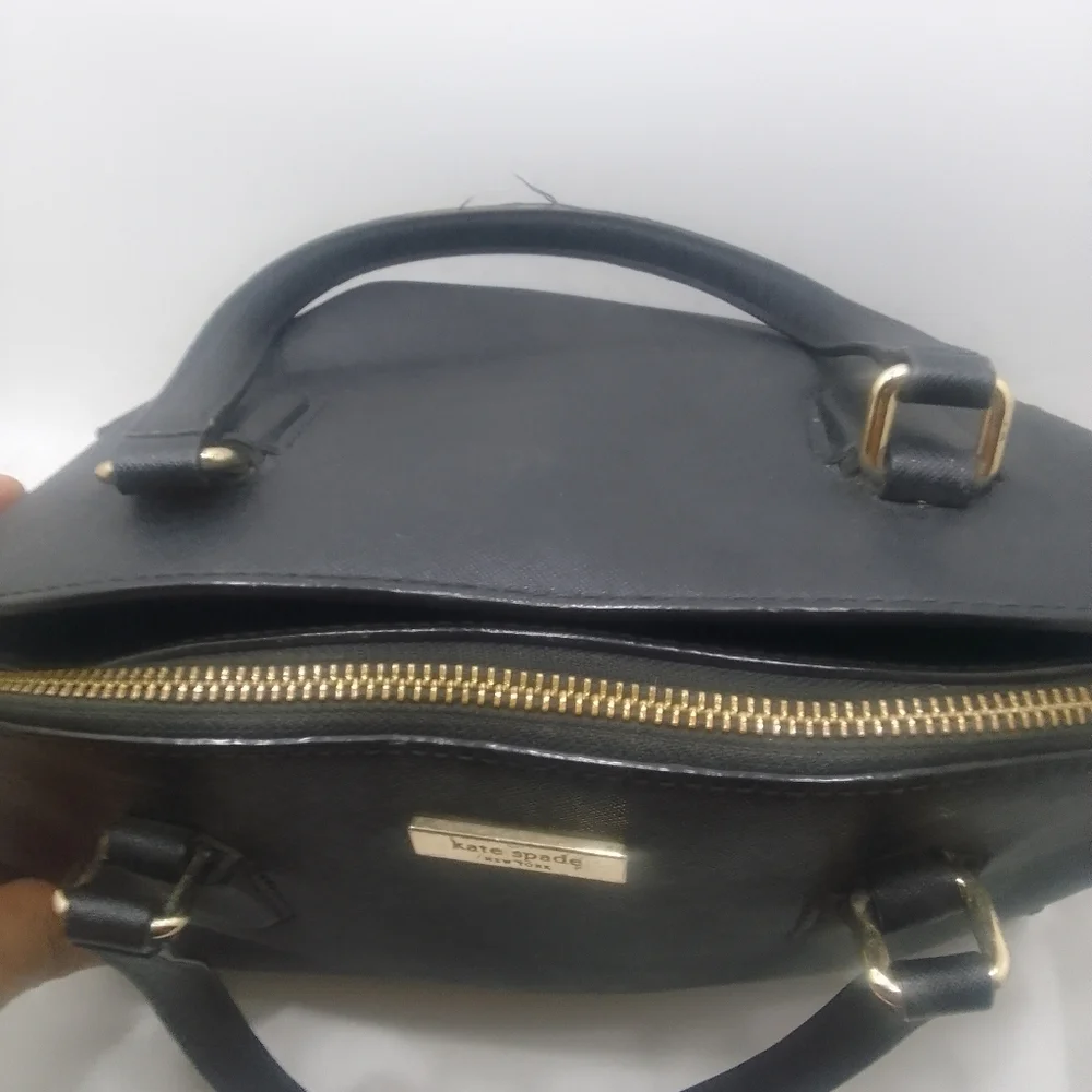 Kate Spade Black Leather Crossbody Bag - Picture 8 of 15